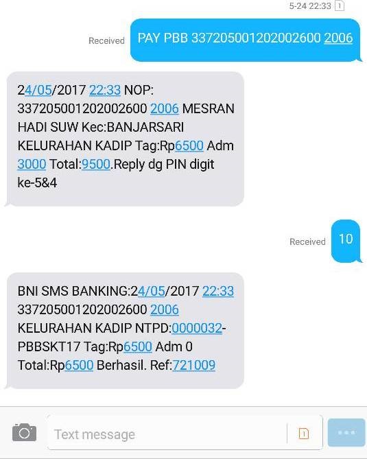 Apa itu PIN SMS Banking BNI?