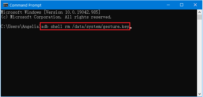 Coba jalankan “Command Prompt” atau CMD dari PC ataupun laptop, kemudian ketikkan “ADB Shell rm:data:system:gesture.key”. Bisa lanjutkan dengan ketik menu “Enter”.