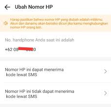 Jangan Lupa Update Perubahan Nomor HP Agar Tidak Kesulitan Ganti Password