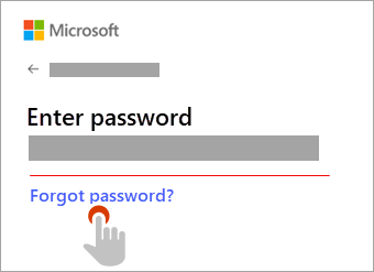 Klik pada opsi Lupa password.