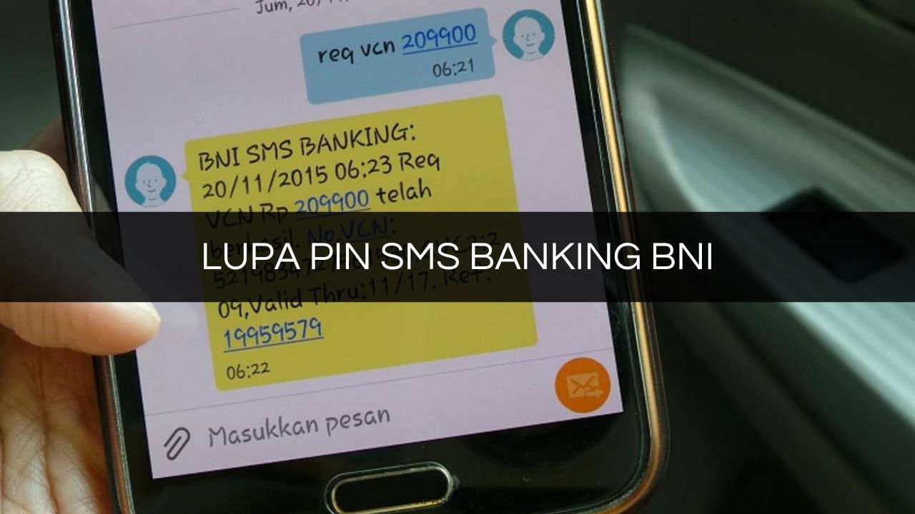 LUPA PIN SMS BANKING BNI