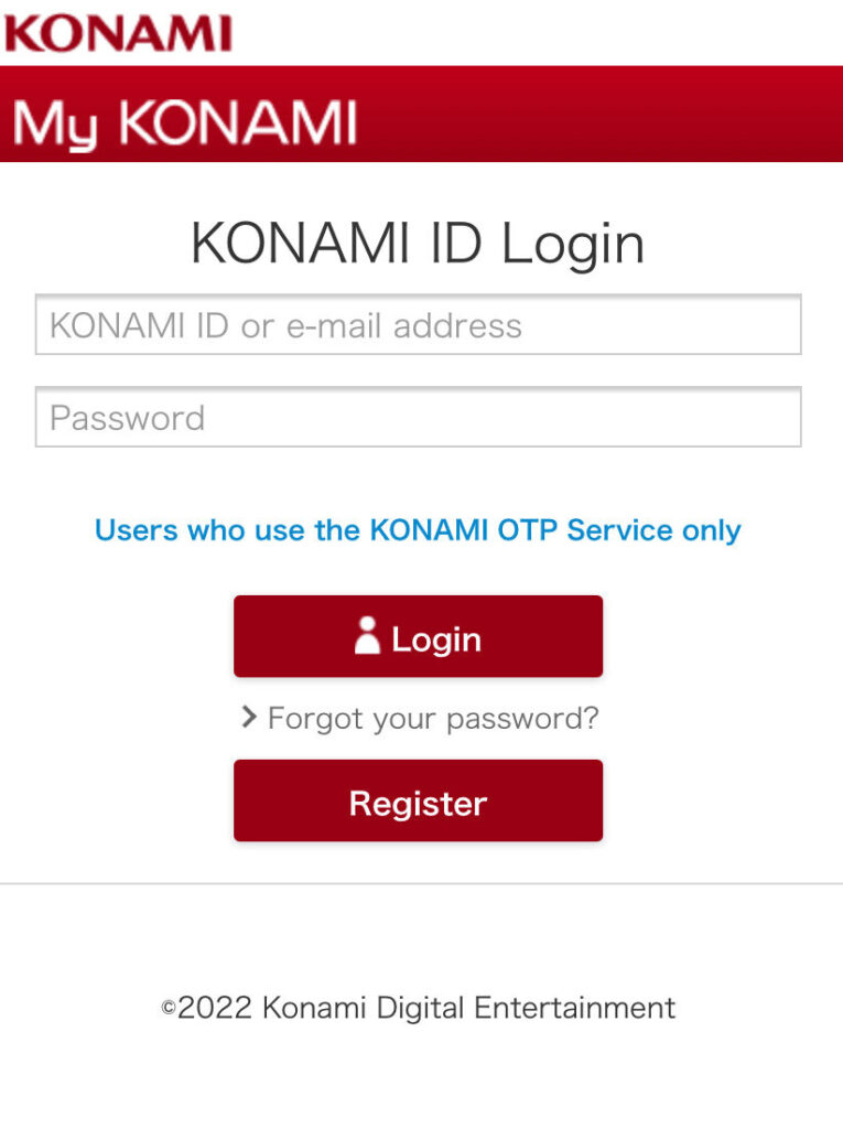 Masuk ke website ID Konami, kemudian pilih Menu “Forgot Your Password”. Masukkan alamat email yang biasa digunakan dalam PES tersebut.