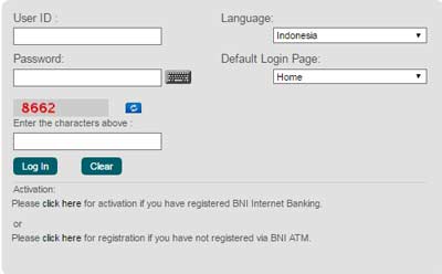Menggunakan Layanan BNI Internet Banking