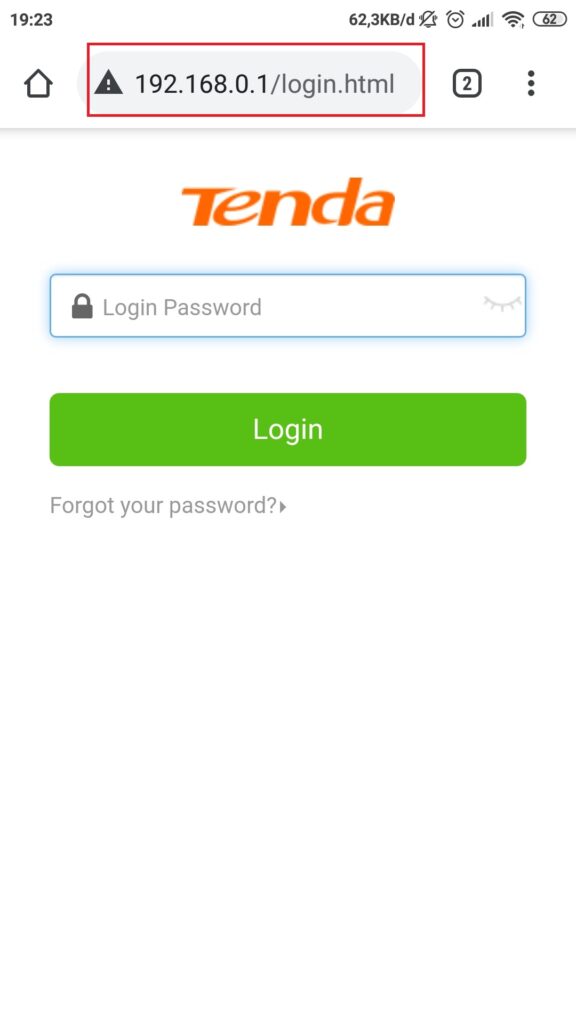 Setelah berhasil terbuka, kamu bisa memasukkan nama pengguna default dengan admin dan password- admin.