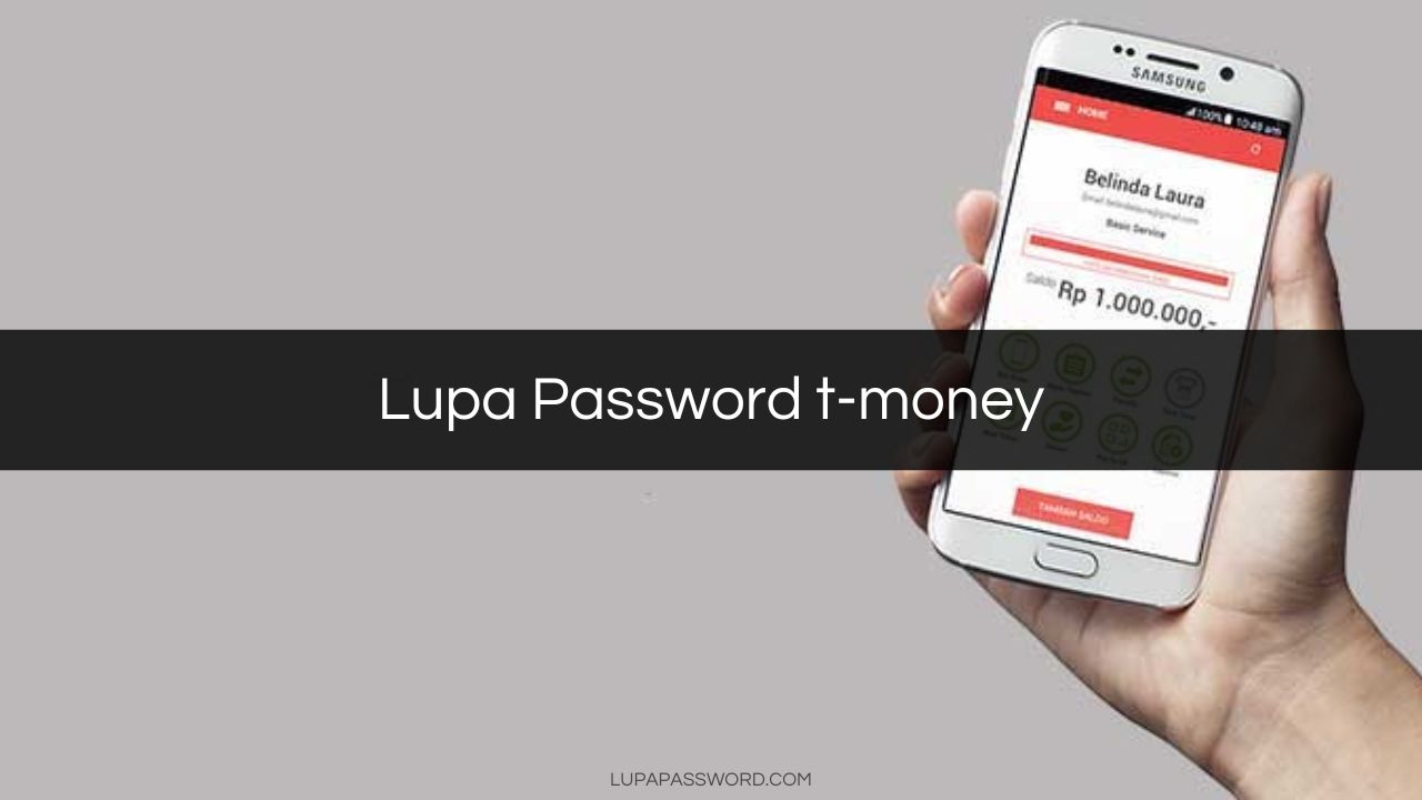 Lupa Password t-money